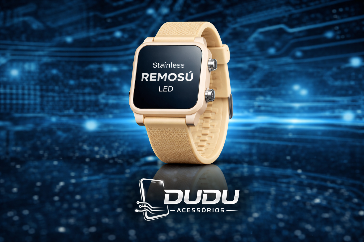 Relógio Stainless REMOSÚ LED - miniatura 3